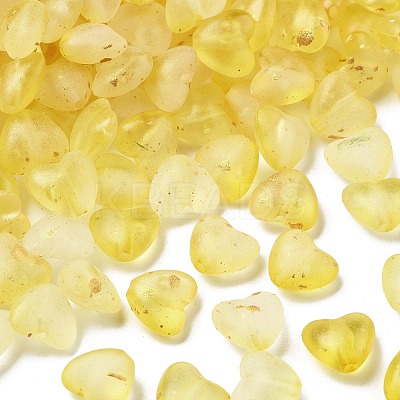 Frosted Transparent Acrylic Beads LS-OACR-F013-09-1