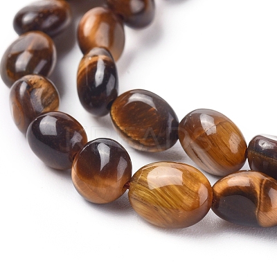 Natural Tiger Eye Beads Strands G-L478-45B-1