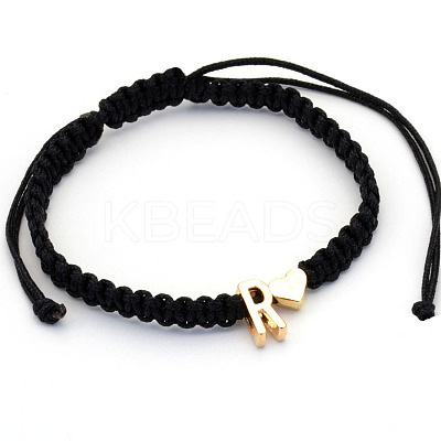 Alloy Beads Braided Bead Bracelets FS-WGADCE6-18-1