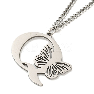 201 Stainless Steel Necklaces NJEW-Q336-01Q-P-1