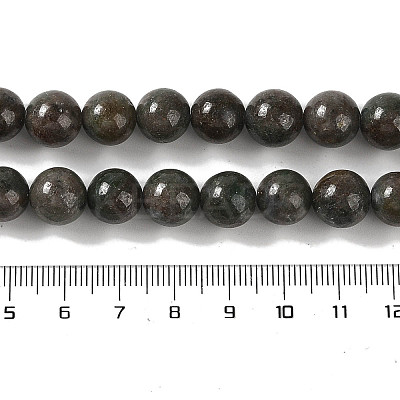 Natural Red Green Jasper Beads Strands G-P530-B03-04-1