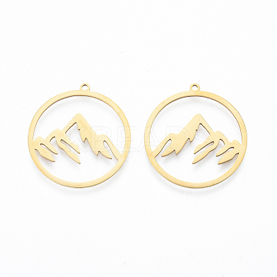 Ion Plating(IP) 304 Stainless Steel Pendants LS-A-STAS-N090-LA911-2-1