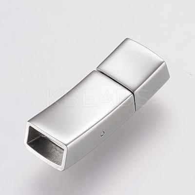 Tarnish Resistant 304 Stainless Steel Bayonet Clasps STAS-F122-39P-1