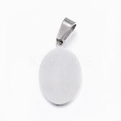 304 Stainless Steel Pendants STAS-H356-11GP-1