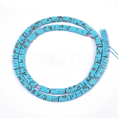 Spray Painted Non-magnetic Synthetic Hematite Beads G-T124-02G-1