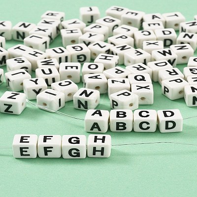 20Pcs Porcelain Beads PORC-FS0001-08L-1