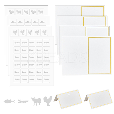 Paper Table Place Cards AJEW-OC0005-74-1