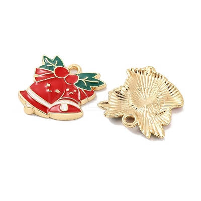 Christmas Theme Rack Plating Alloy Pendants FIND-M020-04G-01-1
