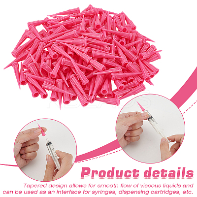 200Pcs Plastic Needles AJEW-BC0007-99B-1