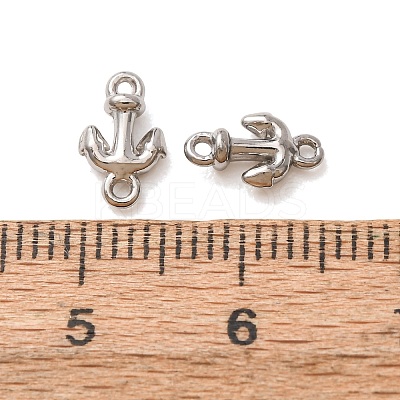304 Stainless Steel Connector Charms STAS-N124-61P-1
