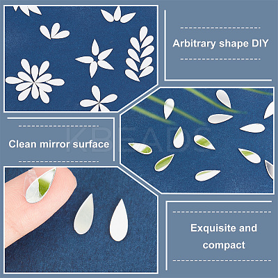 300Pcs Acrylic Mosaic Tiles DIY-OC0011-18-1