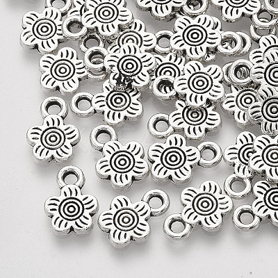 Tibetan Style Alloy Charms LS-TIBEP-S319-003AS-RS-1