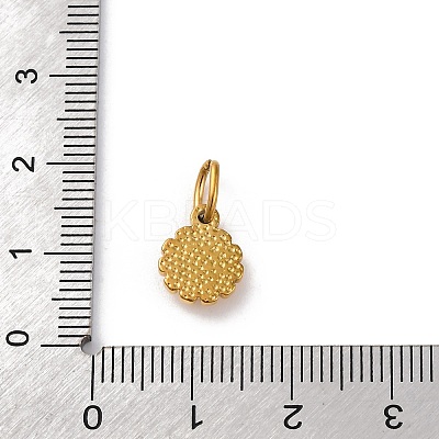 304 Stainless Steel Rhinestone Pendants STAS-M110-30G-1
