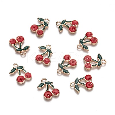 Alloy Enamel Pendants PALLOY-N0118-260-1