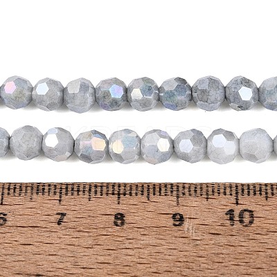 Anti-Tarnish Electroplate Glass Beads Strands EGLA-T021-6mm-15-15-1