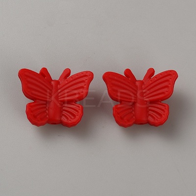 Butterfly Food Grade Eco-Friendly Silicone Focal Beads LS-SIL-CJC0009-03A-1
