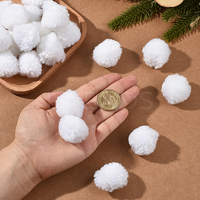 24Pcs Wool Soft Pompom Ball DIY-SC0031-31B-03-1