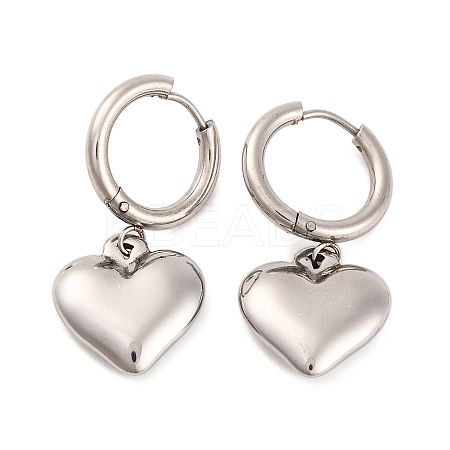 Non-Tarnish 304 Stainless Steel Hoop Earrings for Women LS-EJEW-Z057-14P-02-1