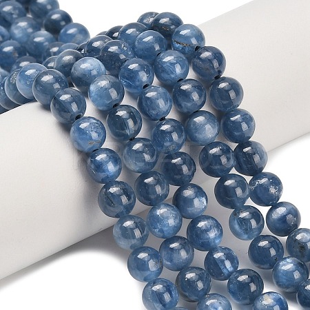 Natural Kyanite Beads Strands G-C259-B01-10mm-02-1