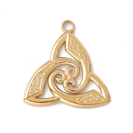 Ion Plating(IP) 304 Stainless Steel Pendants STAS-K242-10G-1