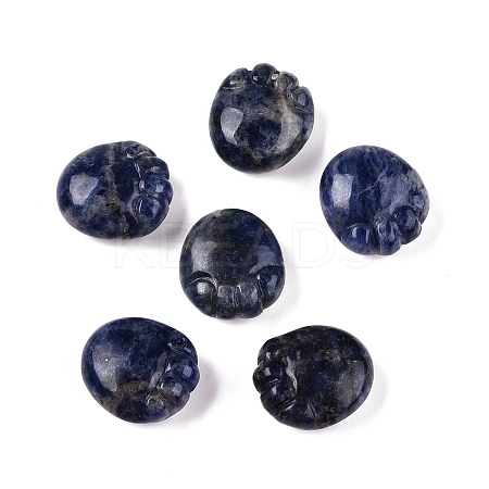 Natural Sodalite Footprint Figurines DJEW-N003-02C-1