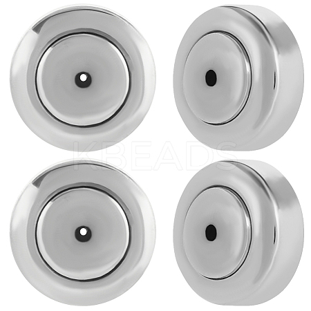 6Pcs 304 Stainless Steel Ear Nuts STAS-BBC0005-38P-1