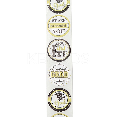 Graduation Theme Stickers Roll DIY-H167-04B-1