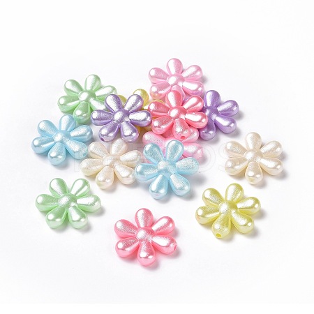 Imitation Pearl Acrylic Beads OACR-E013-25-1