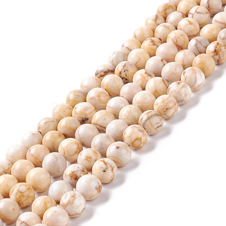 Natural HuBei Turquoise Beads Strands G-K317-A08-01-1