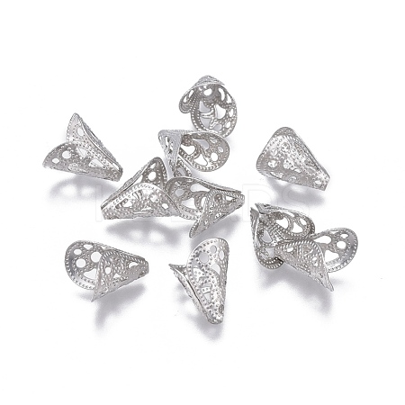 Tarnish Resistant 304 Stainless Steel Bead Cap STAS-P236-15P-1
