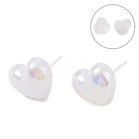 Hypoallergenic Bioceramics Zirconia Ceramic Stud Earrings EJEW-C111-14A-1