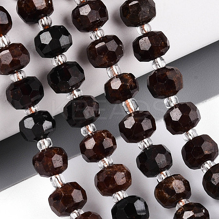 Natural Orange Garnet Beads Strands G-T144-A01-05-1