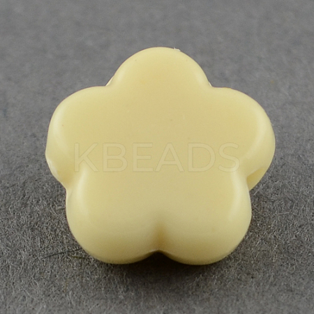 Opaque Acrylic Beads SACR-R796-02-1