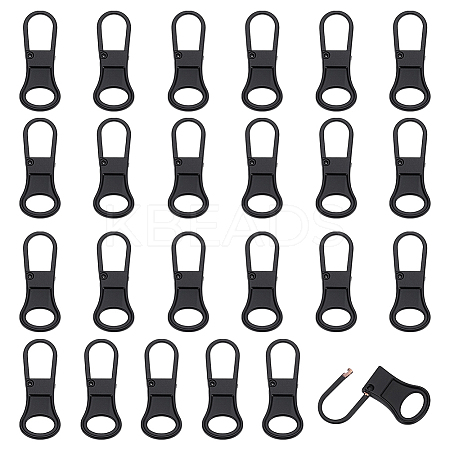 24Pcs Detachable Alloy Zipper Sliders FIND-FG0005-10A-1
