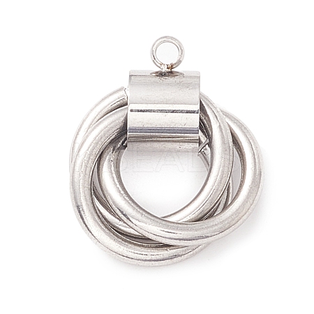 Non-Tarnish 304 Stainless Steel Pendants STAS-A059-01A-P-1
