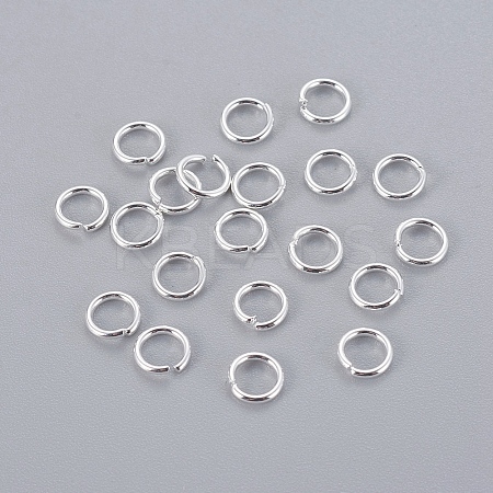 Tarnish Resistant 304 Stainless Steel Open Jump Rings STAS-E464-09L-S-1