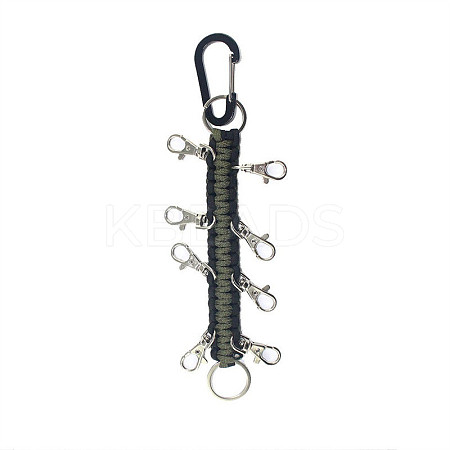 Alloy Rock Climbing Carabiners & Swivel Clasps LS-KEYC-WH0027-97B-1