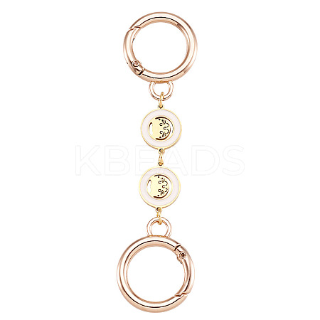 304 Stainless Steel Enamel Bag Extension Chains AJEW-TAC00018-1