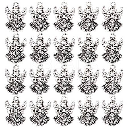 Tibetan Style Alloy Pendants TIBEP-YW0001-51-1