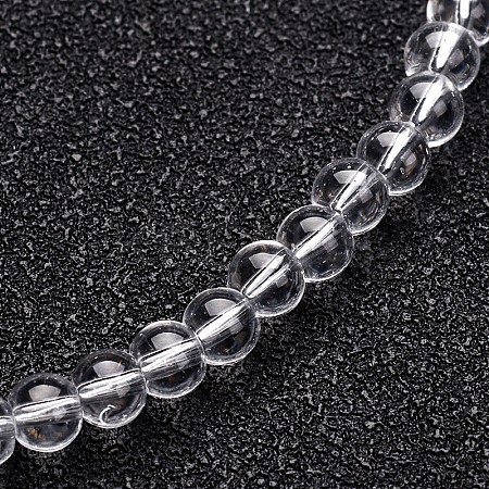 Glass Round Bead Strands GLAA-I028-10mm-01-1