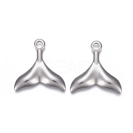Tarnish Resistant 304 Stainless Steel Pendants STAS-F207-06P-B-1