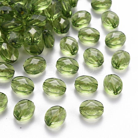 Transparent Acrylic Beads TACR-S154-18A-83-1