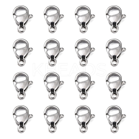 Tarnish Resistant Polished 316 Surgical Stainless Steel Lobster Claw Clasps LS-STAS-R072-11A-1