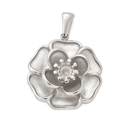 304 Stainless Steel Pendants STAS-Q349-01F-P-1