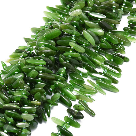 Natural Canada Jade Beads Strands G-E569-O06-1