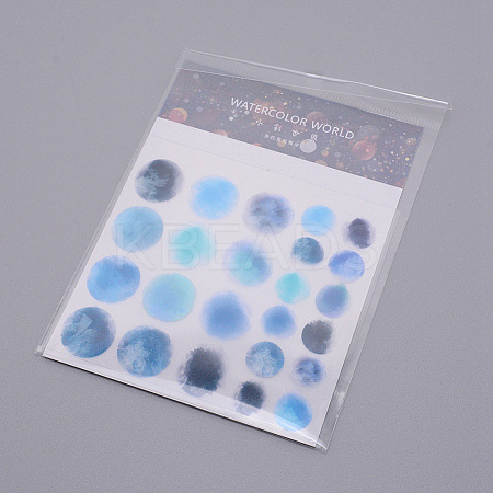Waterproof PVC Creative Sticker LS-DIY-WH0195-38F-1