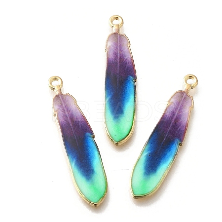 Alloy Enamel Pendants FIND-G078-34G-03-1