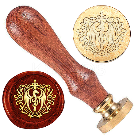 Wax Seal Stamp Set AJEW-WH0208-1021-1