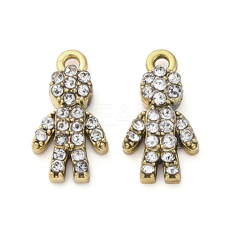 304 Stainless Steel Charms LS-STAS-V003-05G-12-1