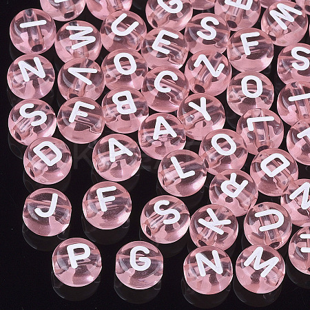 Transparent Acrylic Beads TACR-N002-04J-1